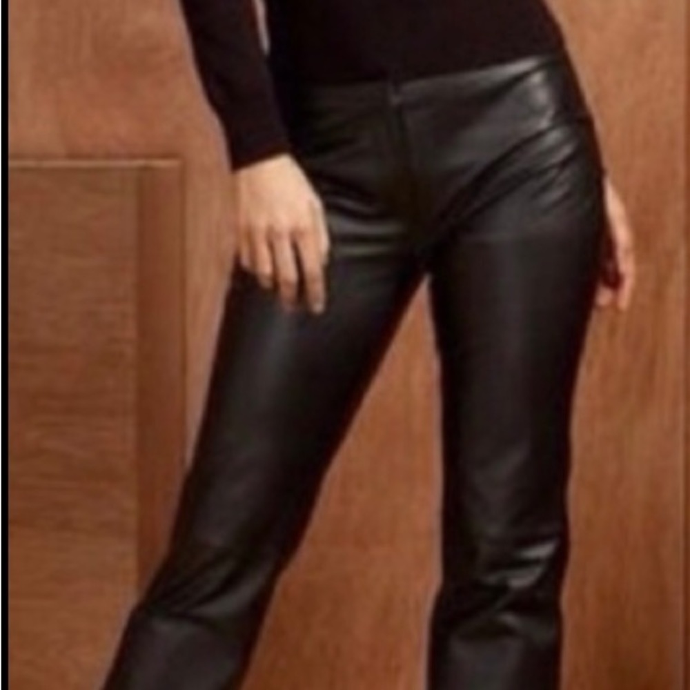 NWT Vakko Sport Biker Leather Pants